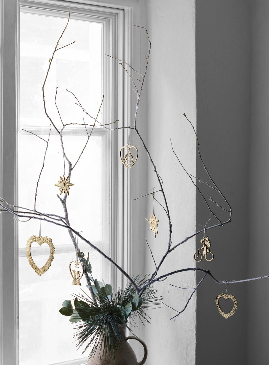 Rosendahl Karen Blixen Heart Christmas Tree H7,5 cm, Gold Plated