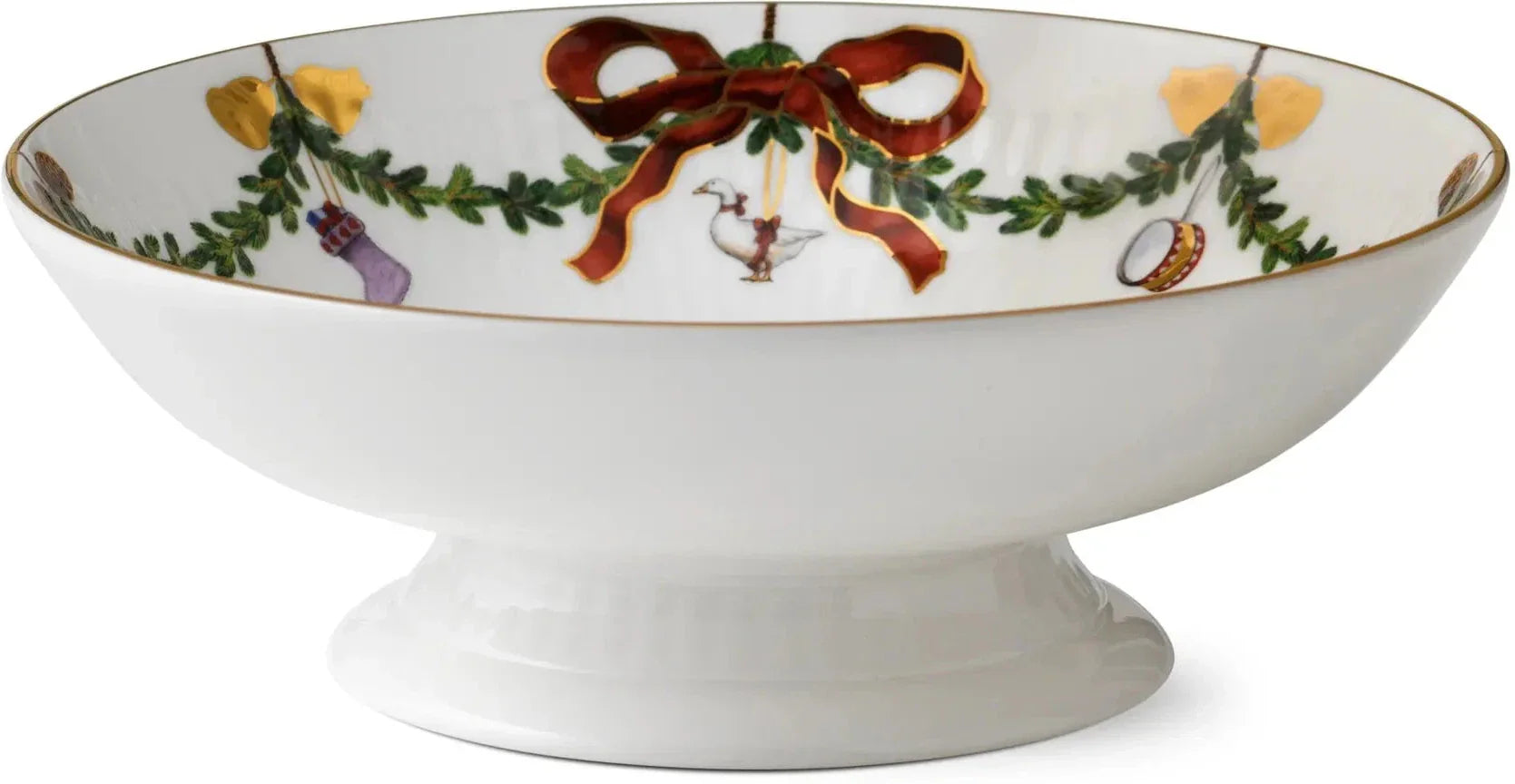 Royal Copenhagen Star Plotted Christmas Bowl pěšky