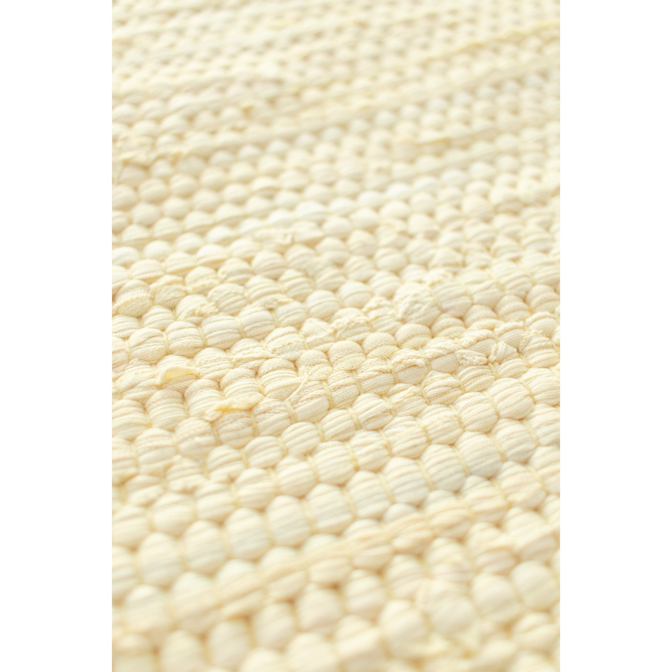 Koberec pevný bavlněný koberec 200x75 cm, citron