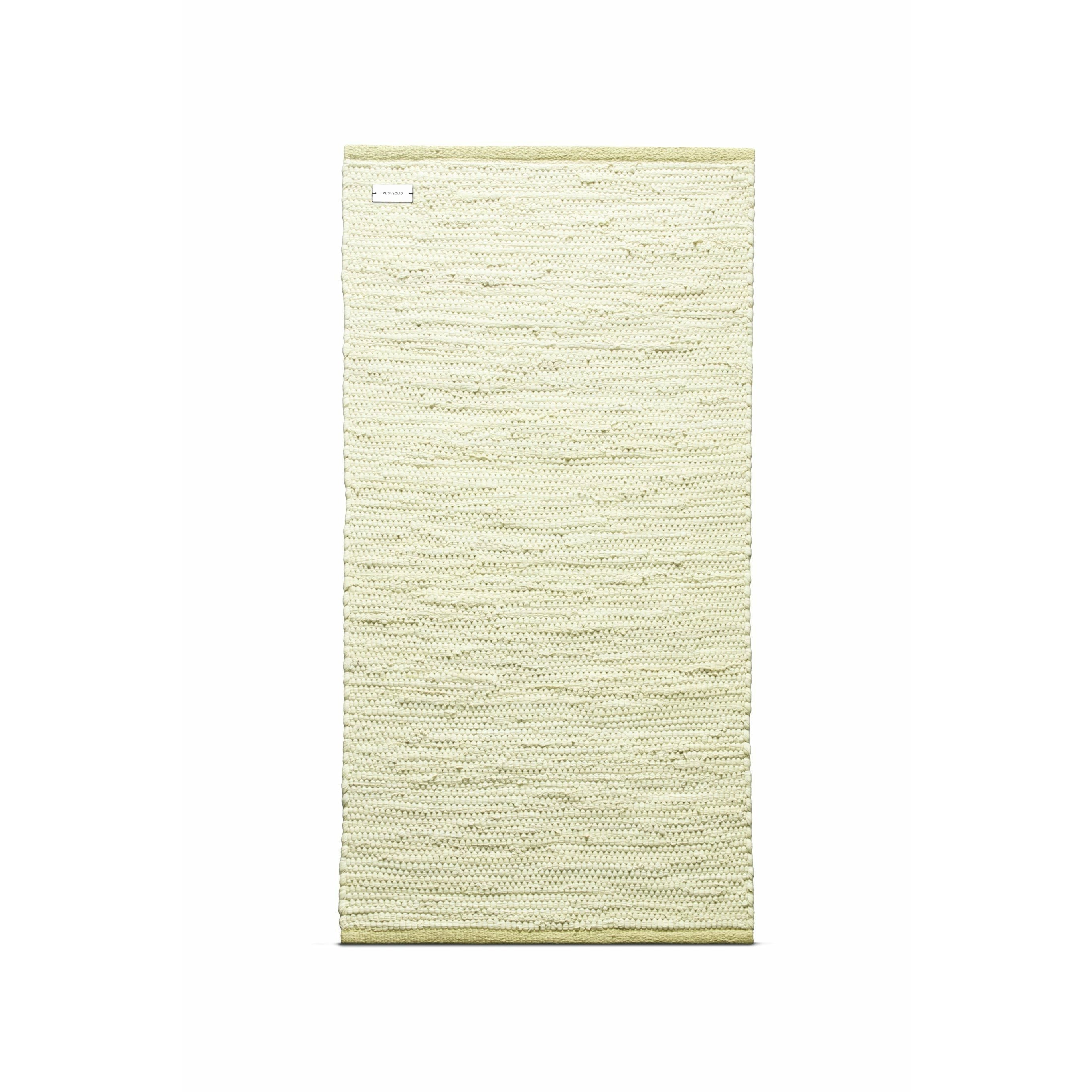 Koberec pevný bavlněný koberec 200x75 cm, citron