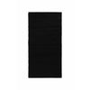 Koberec pevný bavlněný koberec černý, 65 x 135 cm