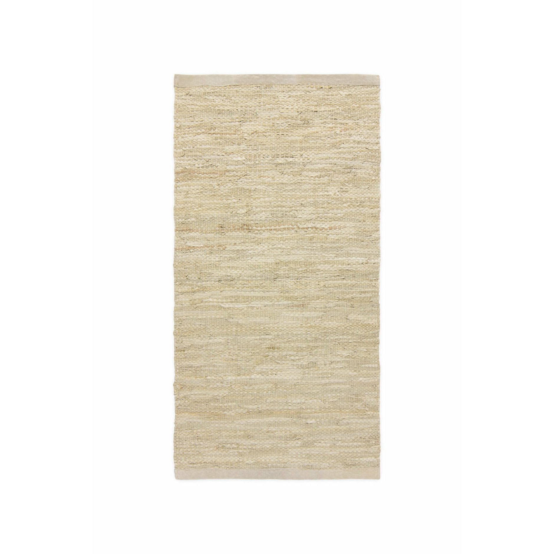 Koberec s pevný kožený koberec béžový, 60 x 90 cm