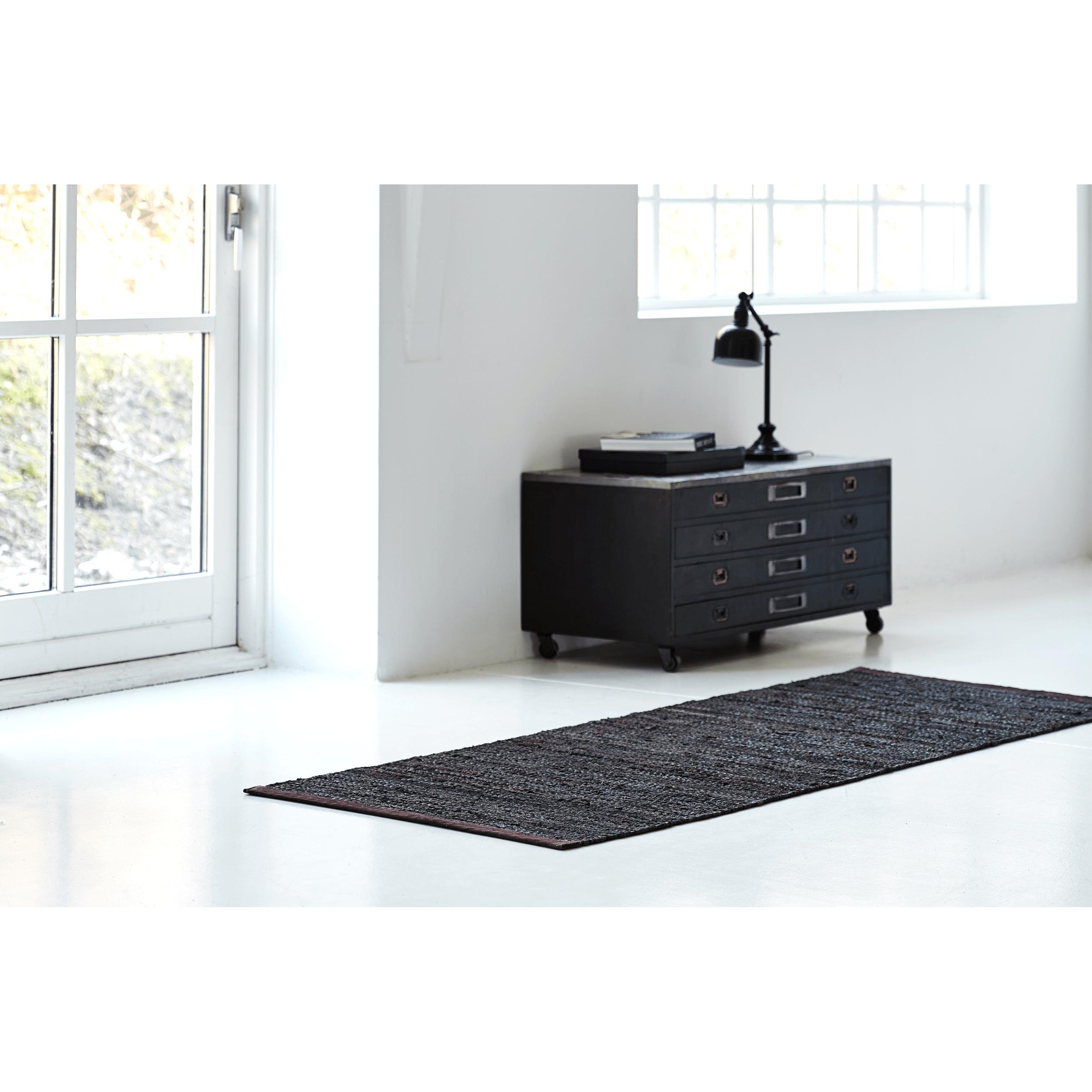 Koberec pevné kožené koberec choco, 250 x 350 cm