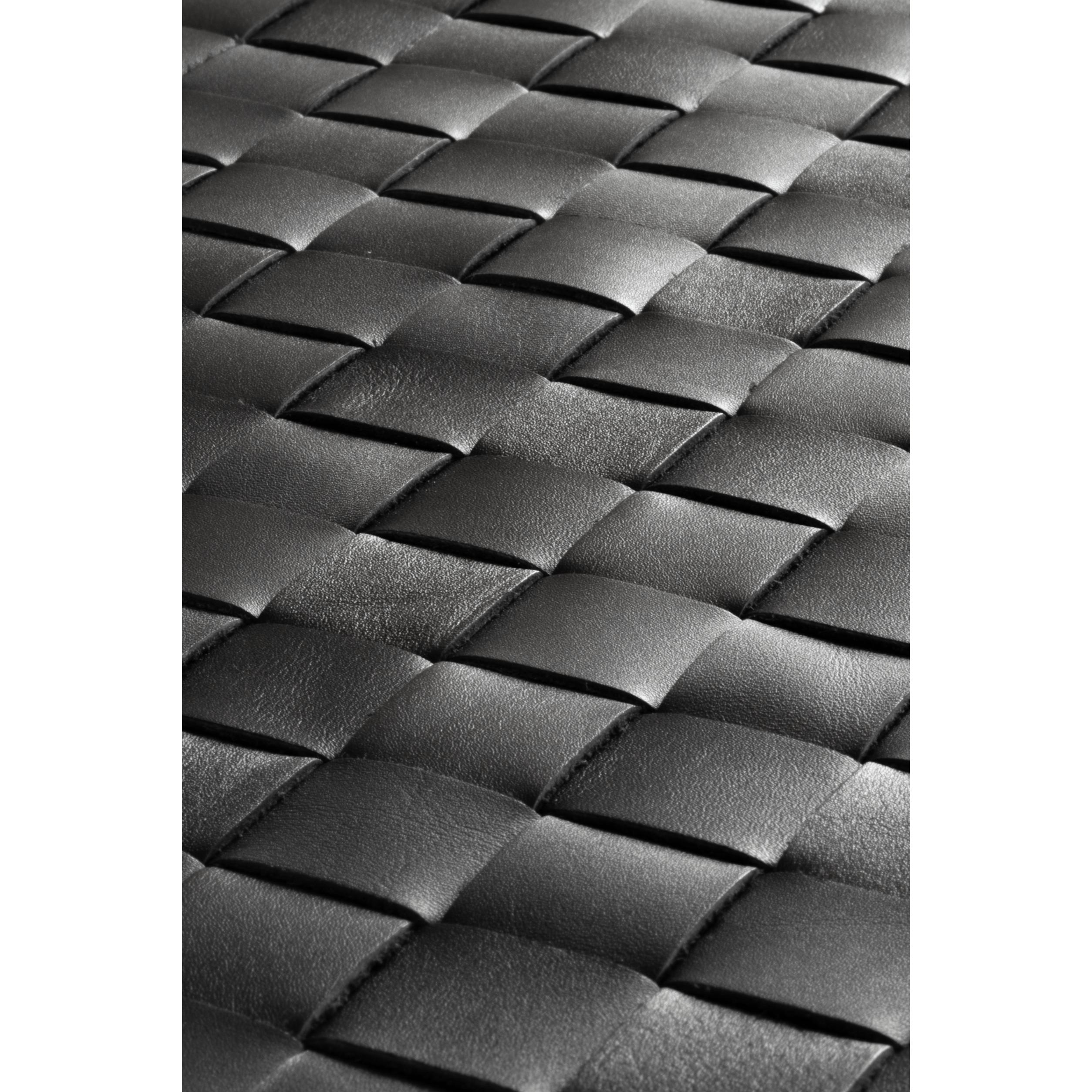 Koberec pevnou toskánskou koberec černý, 140 x 200 cm