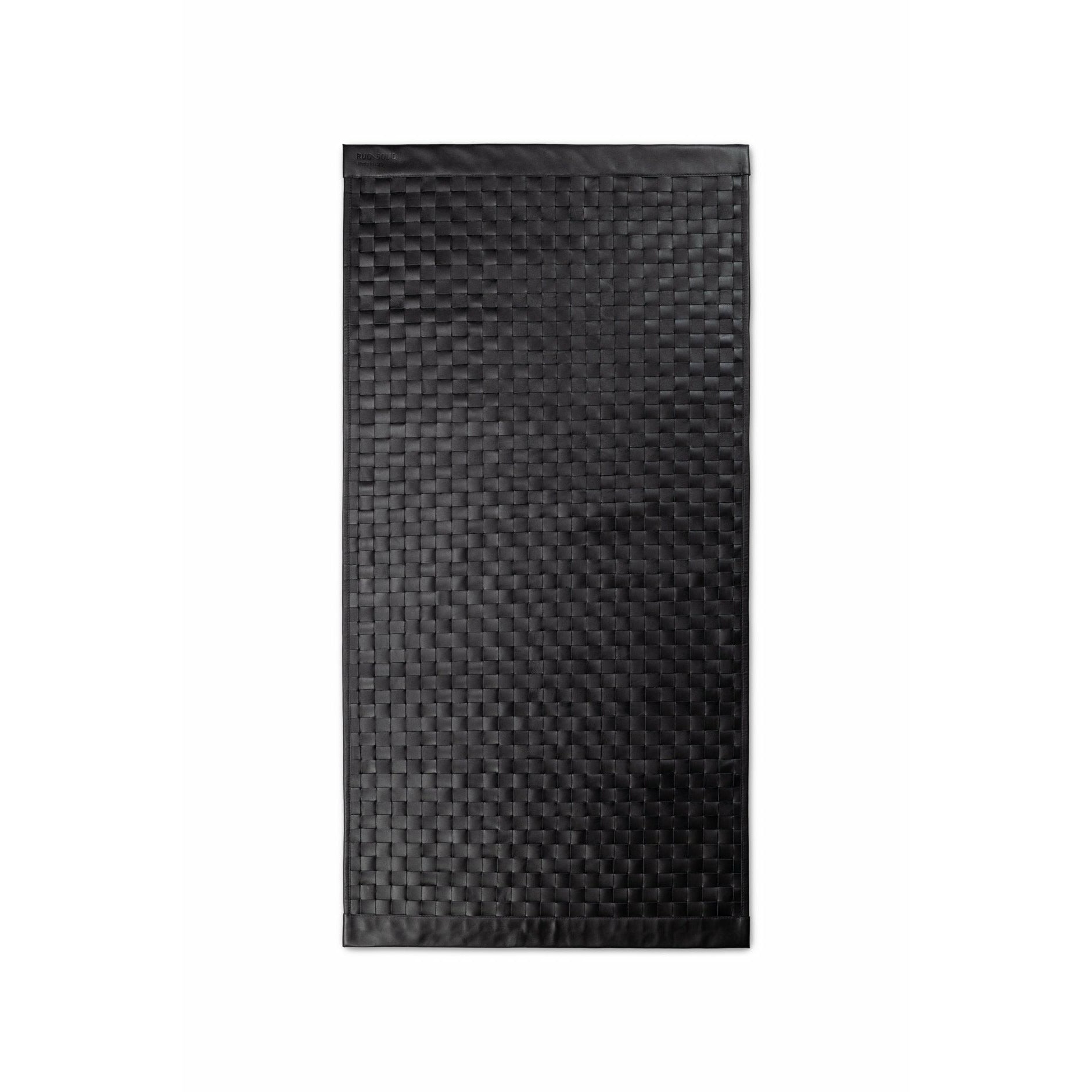Koberec pevnou toskánskou koberec černé, 65 x 135 cm
