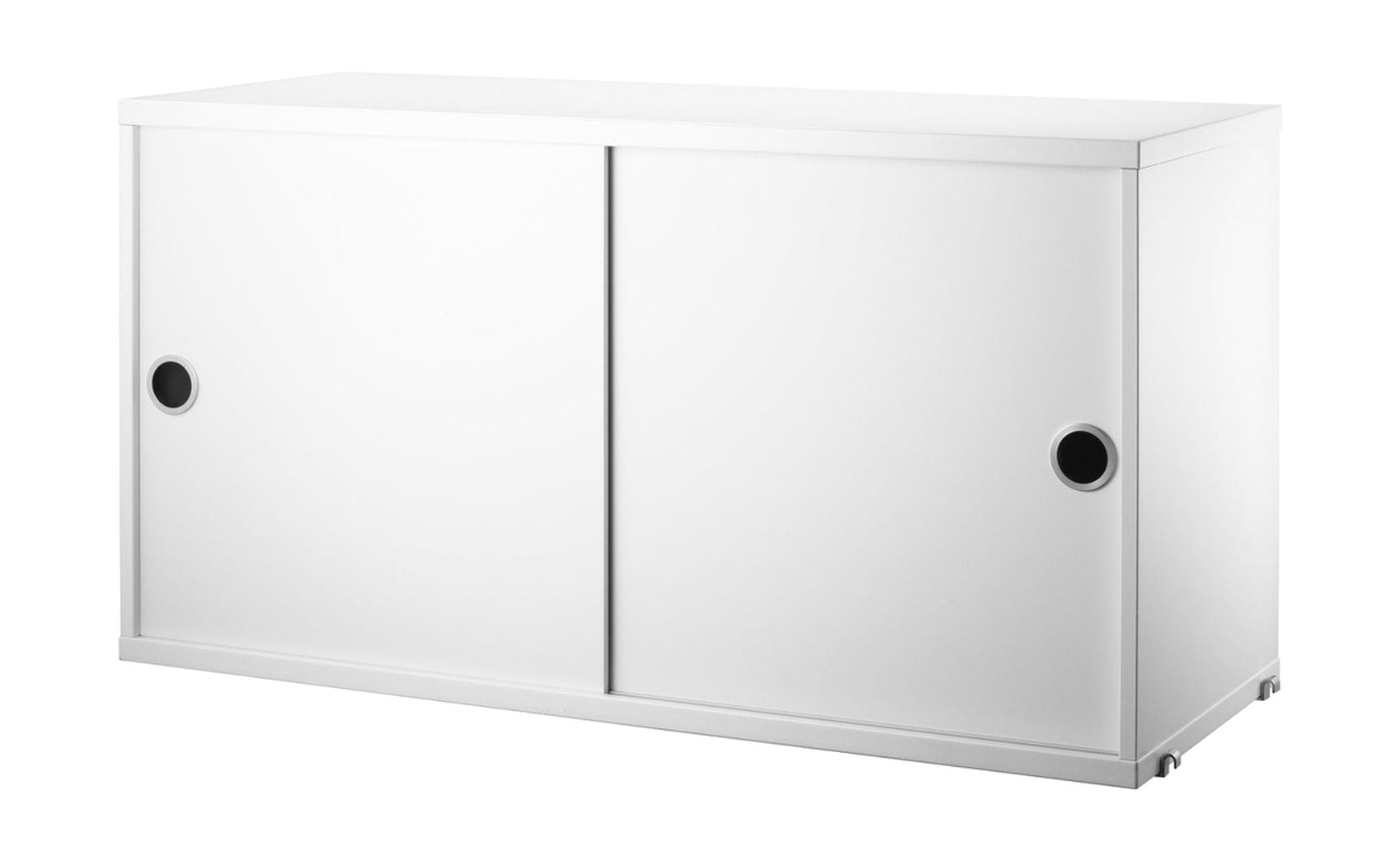 String Furniture String System Cabinet Element s posuvnými dveřmi 30x78x42 cm, bílá