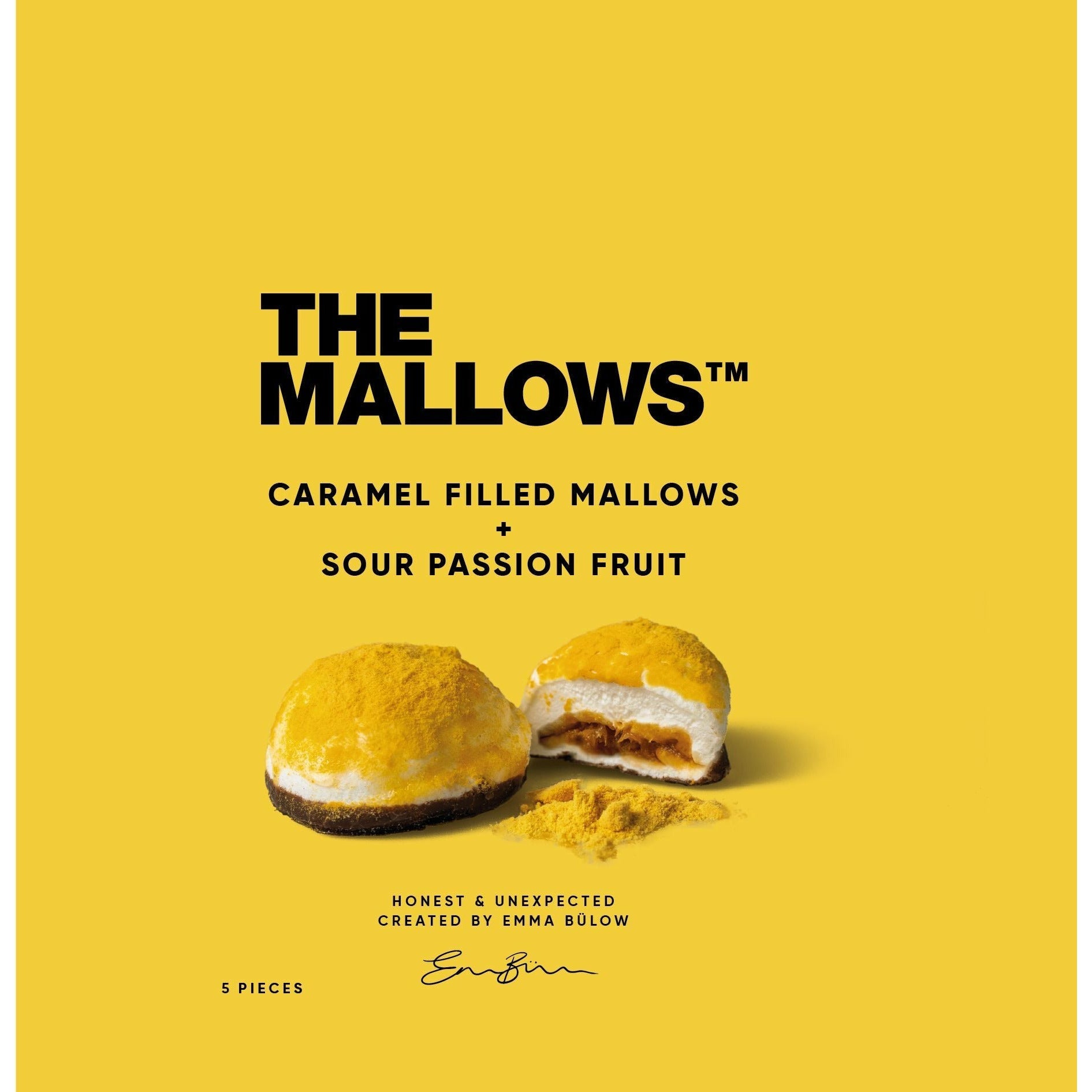 The Mallows Marshmallows s karamelem plnění kyselého ovoce, 11g