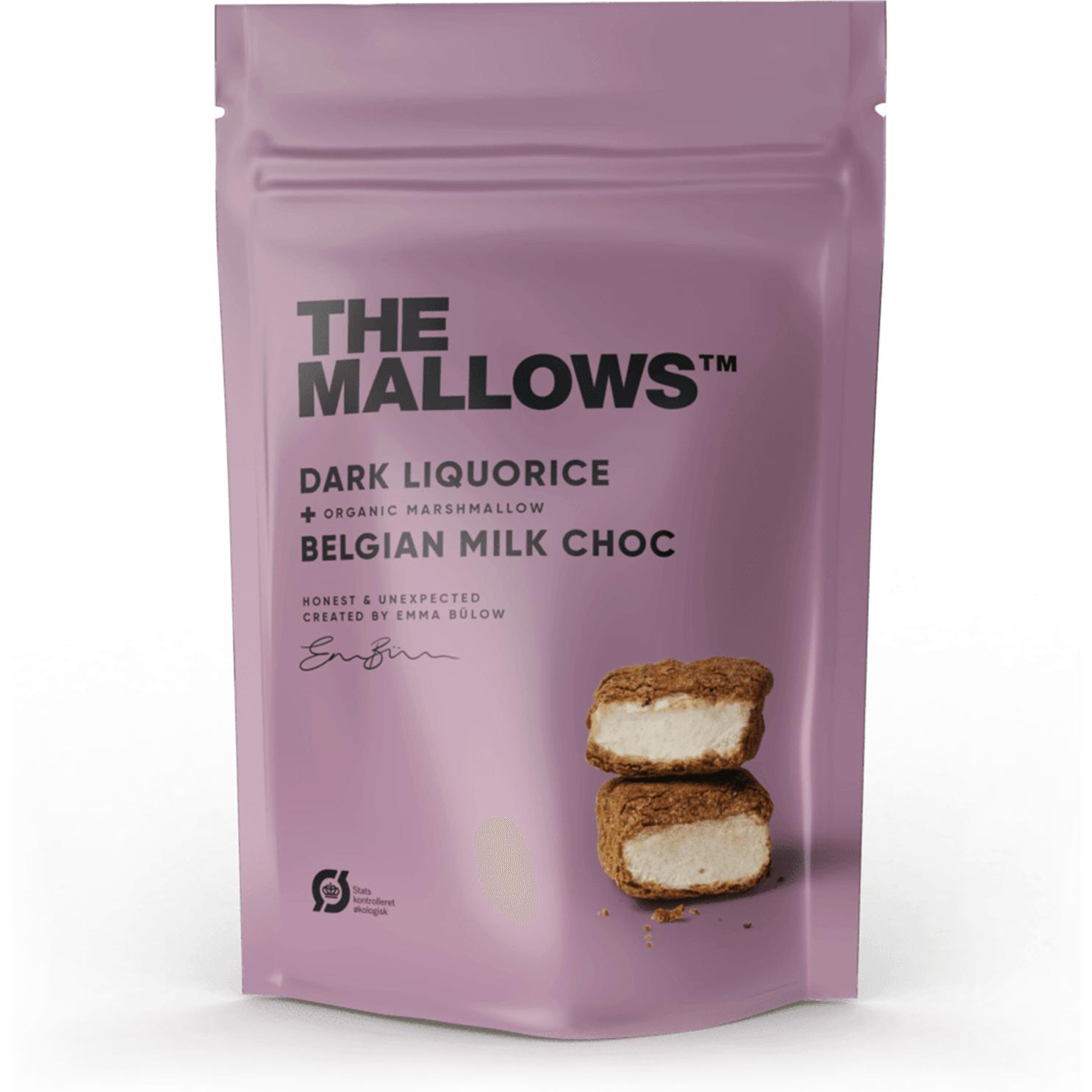 Mallows marshmallows s lékořicí a čokoládou, 150 g