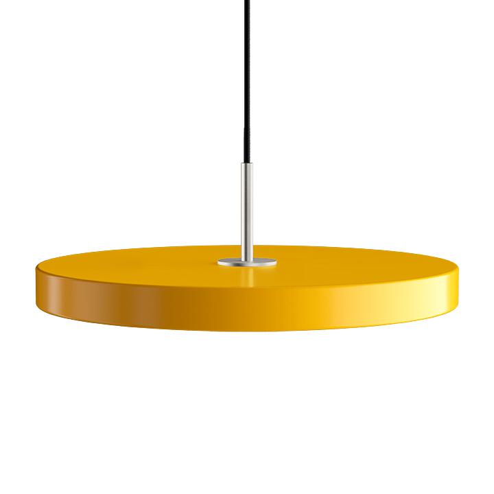 Umage Asteria LED přívěsek, ocel/šafrán žlutá