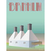 Vissevasse Bornholm Smokehouse plakát, 30 x40 cm