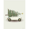 Vissevasse Christmas Tree & Little Car Cout, 30 x40 cm