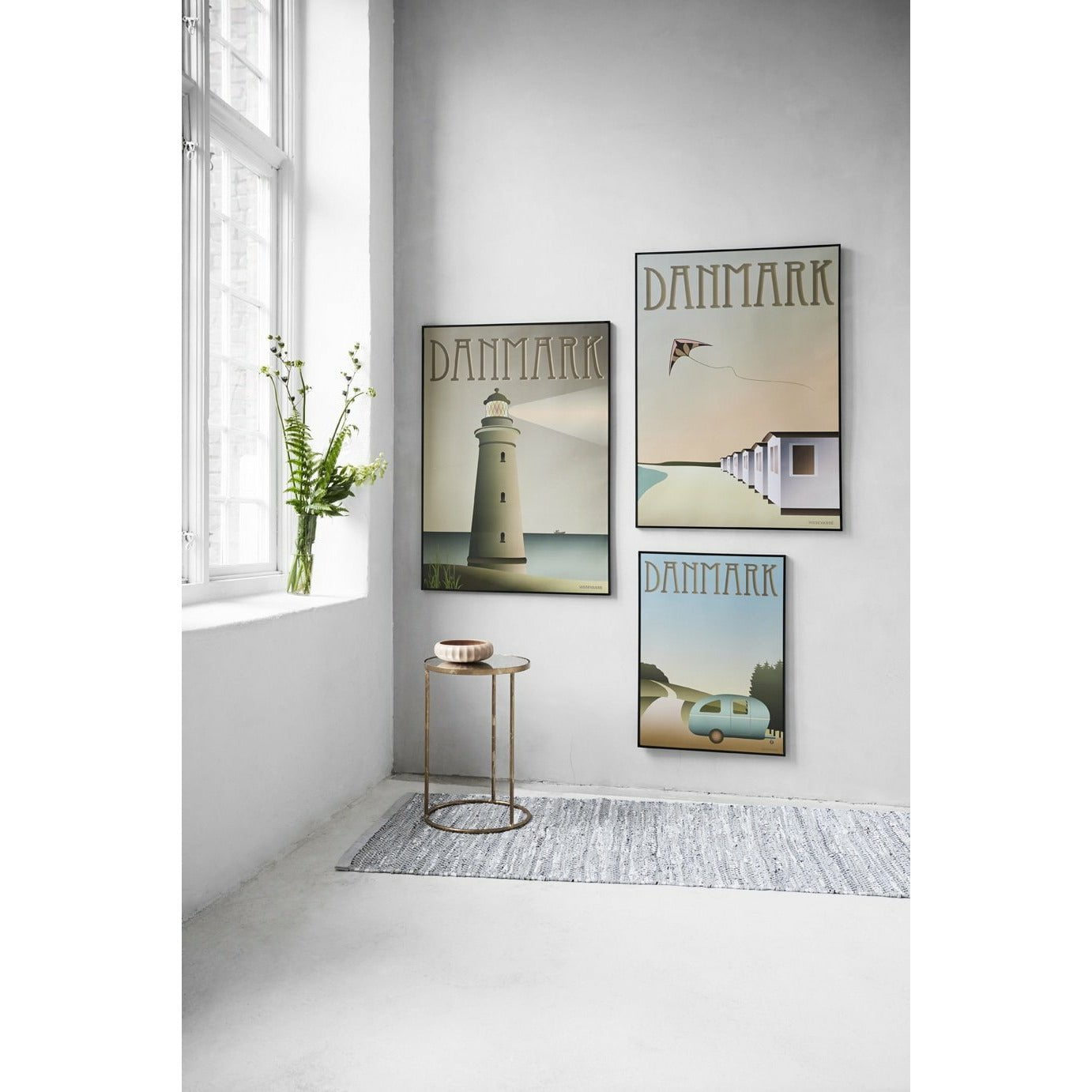 Vissevasse Dánsko Campling plakát, 30 x40 cm