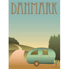 Vissevasse Dánsko Campling plakát, 30 x40 cm