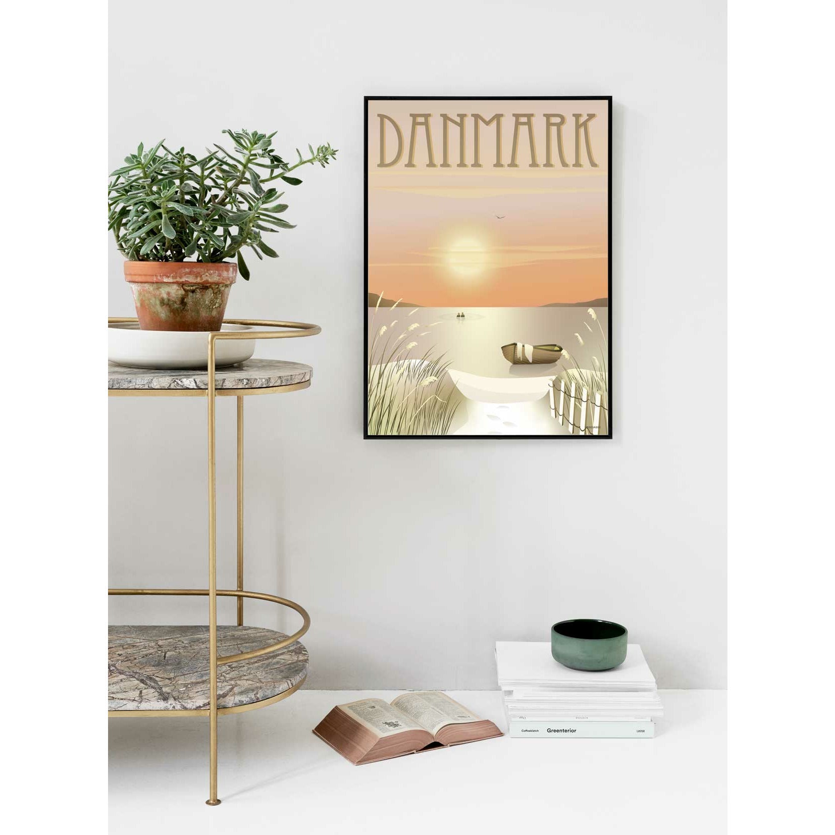 Vissevasse Dánsko Dune plakát, 15x21cm