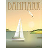 Vissevasse Dánsko plachetní plakát, 30 x40 cm