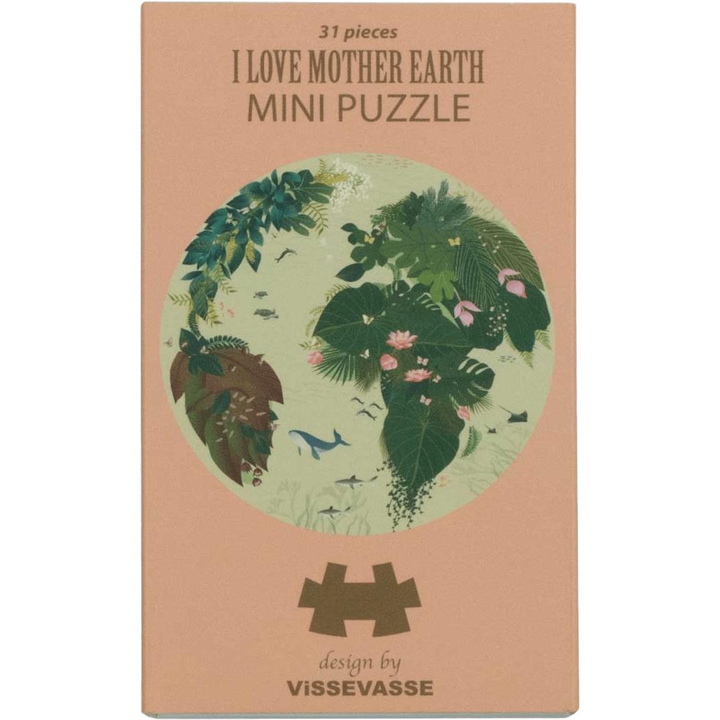 Vissevasse Miluji matku Země mini puzzle