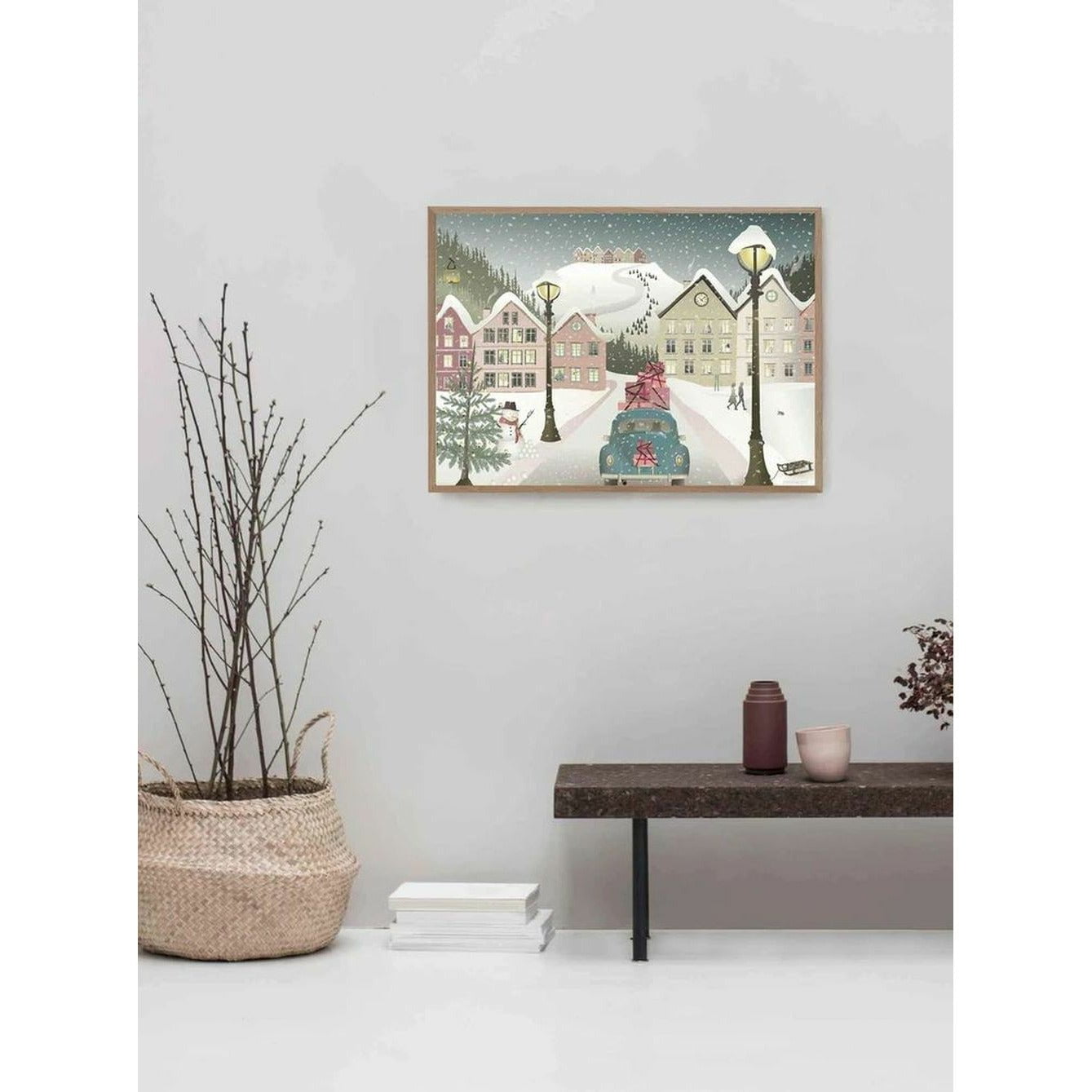 Vissevasse Let It Snow plakát, 30 x40 cm
