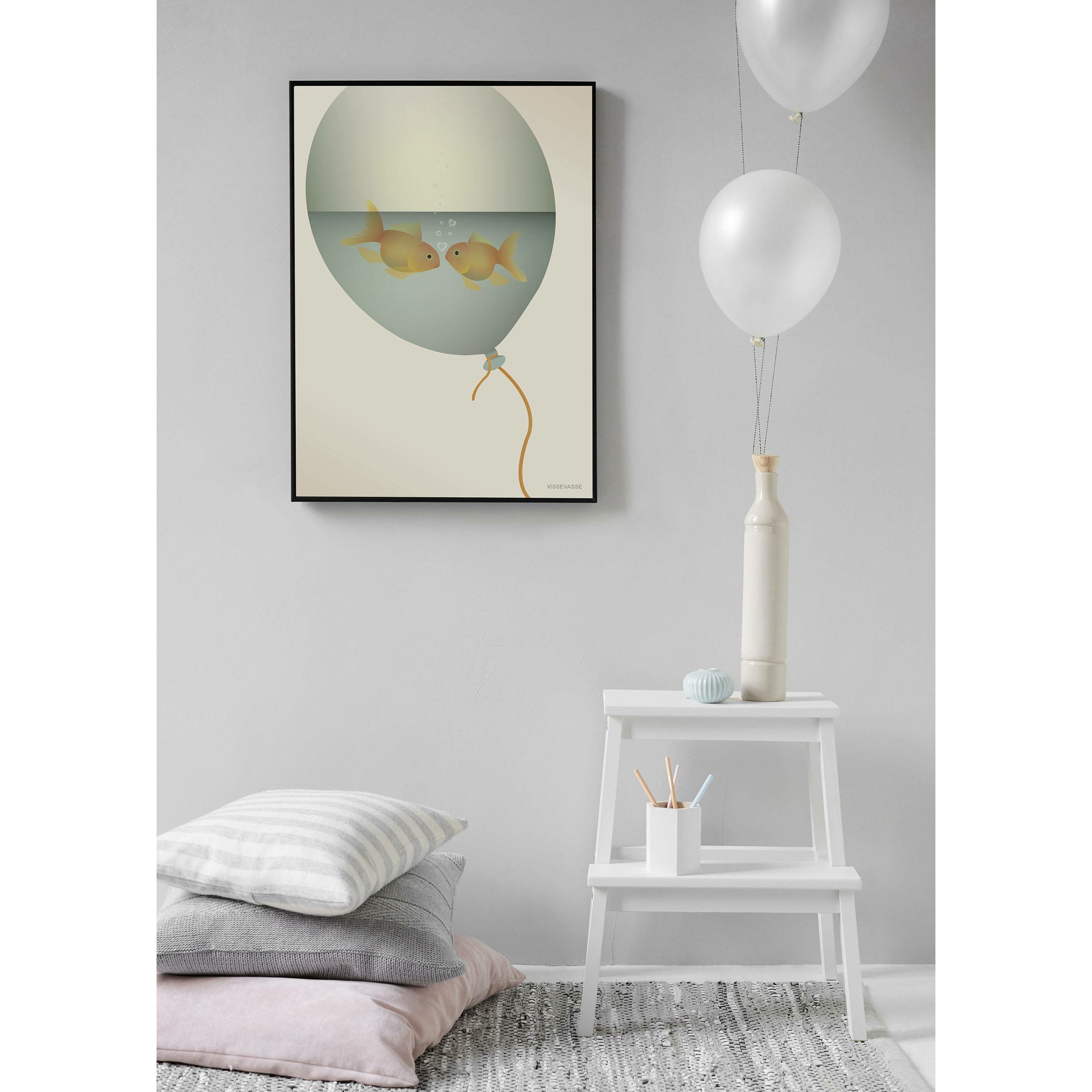 Vissevasse Love in A Bubble plakát, 30 x40 cm