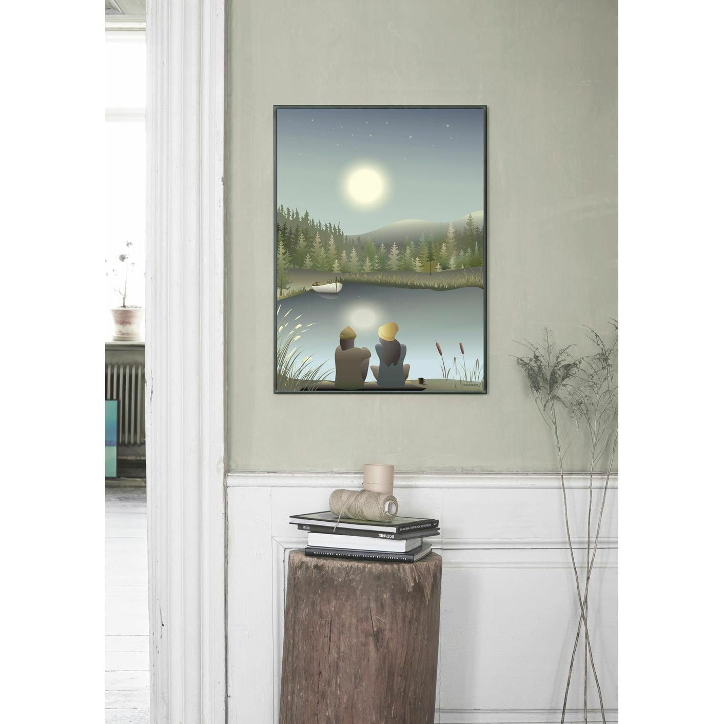 Vissevasse Moonlight s vámi plakát, 15x21 cm