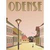 Vissevasse Odense Entlein plakát, 15 x21 cm