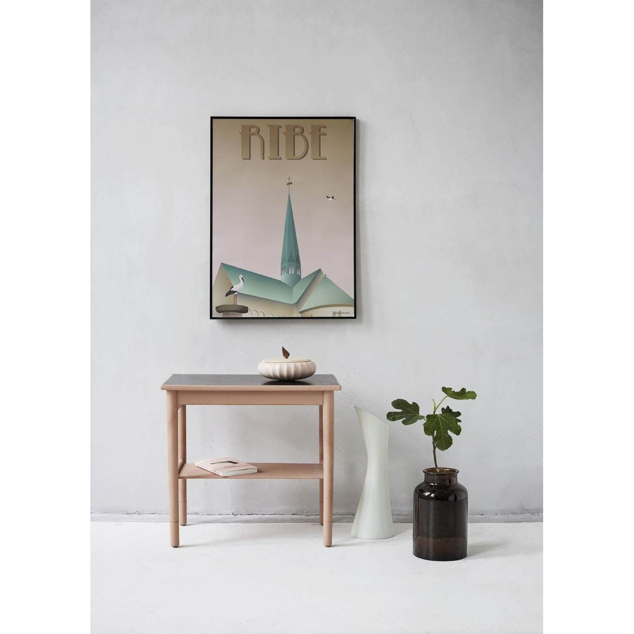 Vissevasse Ribe Storks plakát, 15 x21 cm