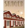 Vissevasse Skagen Harbor plakát, 15 x21 cm