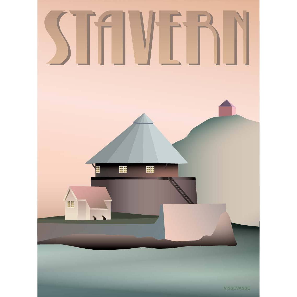 Vissevasse Stavern Citadel plakát, 15 x21 cm