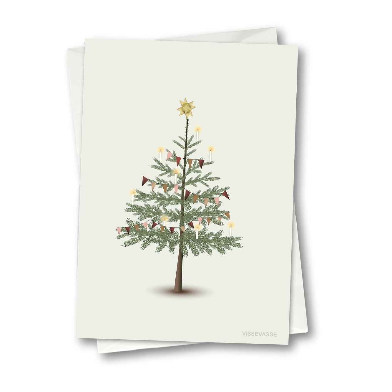 Vissevasse The Christmas Tree Blonging Card, 10,5x15cm