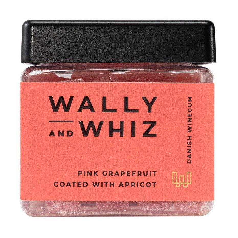 Wally a Whiz Wine Gum Cube, růžový grapefruit s meruňkami, 140G