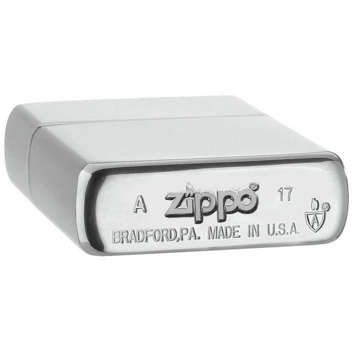 Zippo brnění kartáčované chromové zapalovač