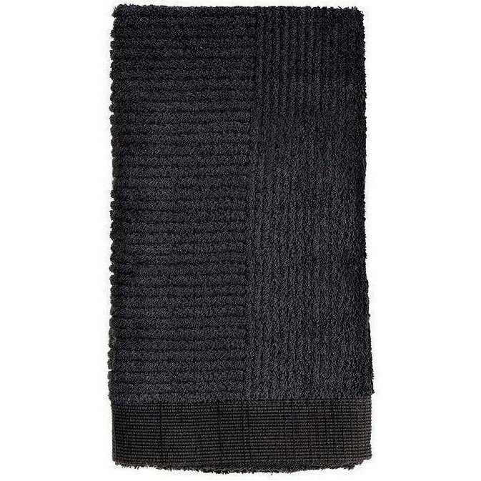 Klasický ručník zóny zóny 100 x50 cm, černá