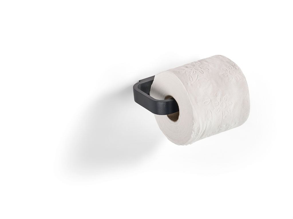 Držák okraje zóny zóny pro toaletní papír, černá