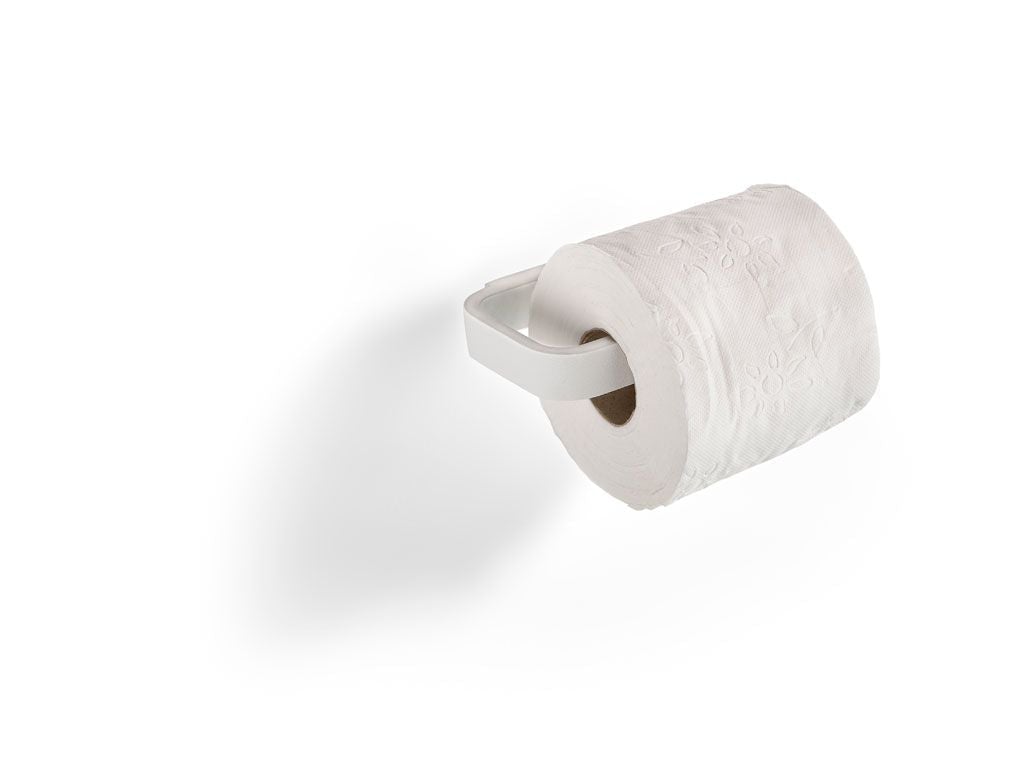 Držák ráfku zóny zóny pro toaletní papír, bílá