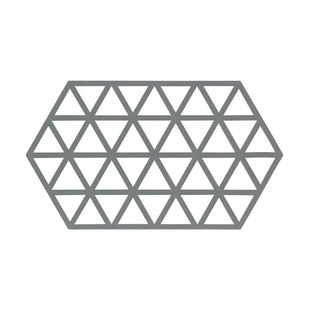 Dánská zóna trojúhelníků 24 x14 cm, chladná šedá