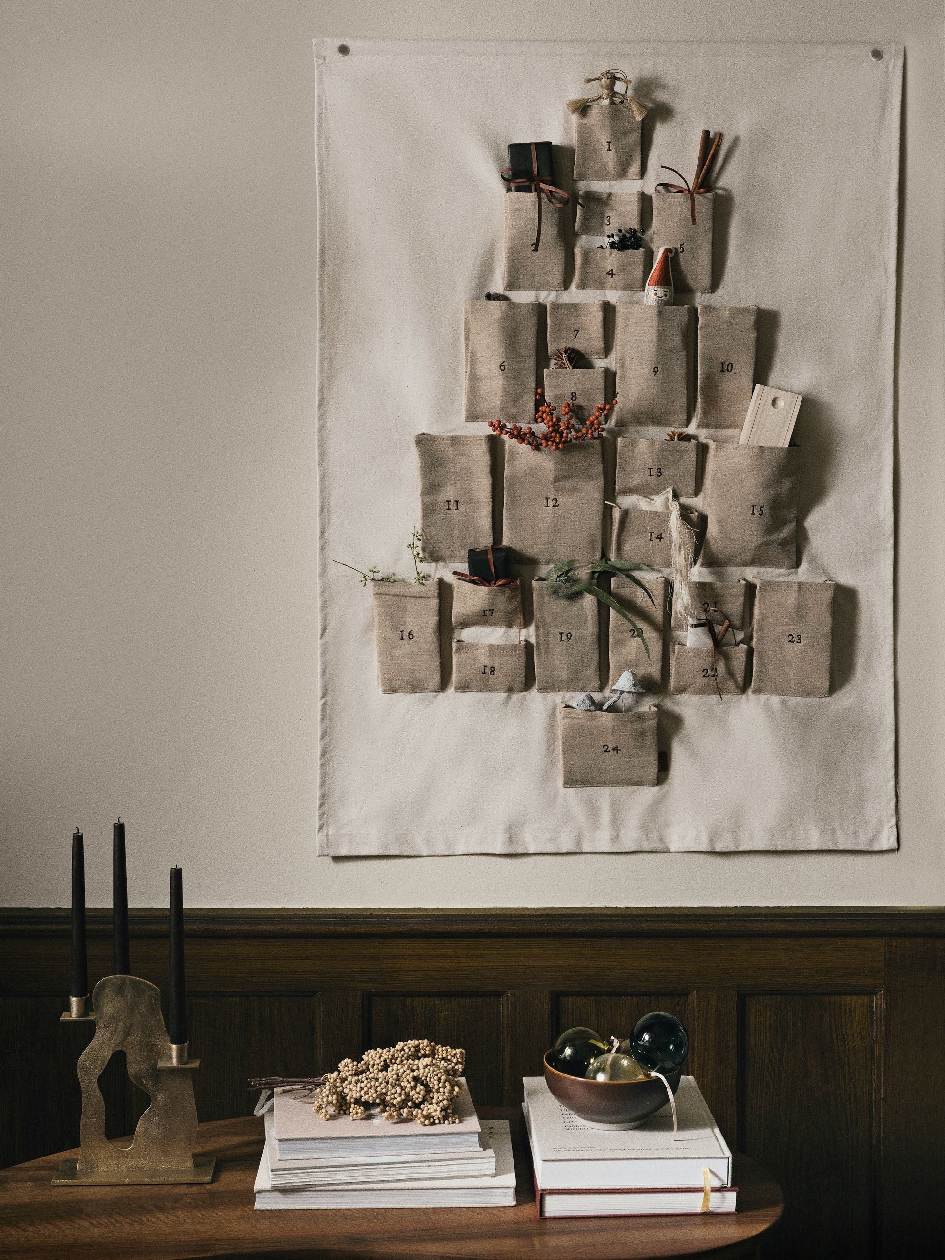 Ferm Living Pine Christmas Calendar, Maxi
