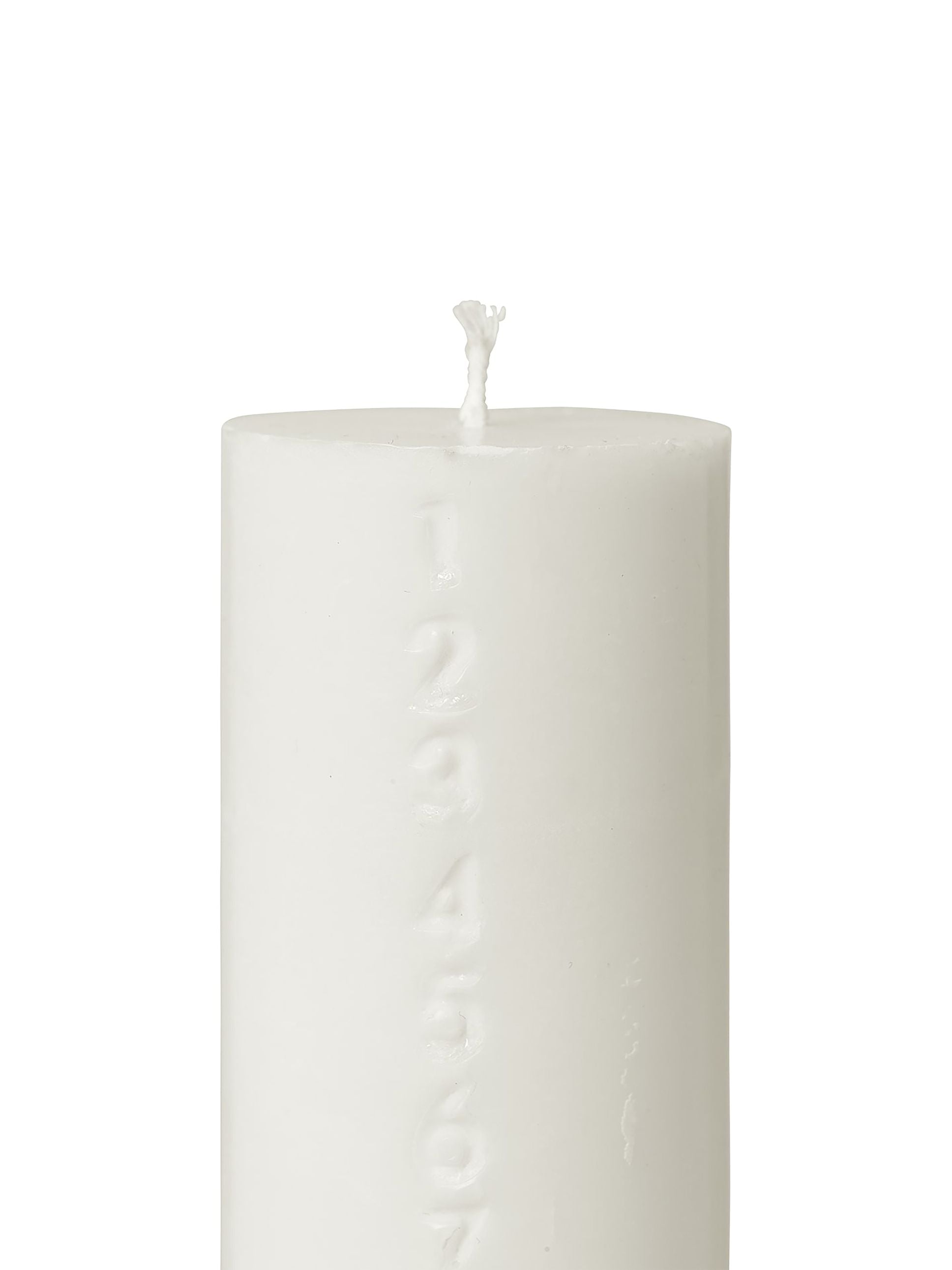 Ferm Living Pure Advent Candle, Snow White